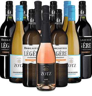 Alkoholfreier Wein Probierpaket Deutschland 12er Angebot