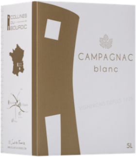 Bourdic Campagnac Blanc Bag in Box Rhone Frankreich 5,0 l