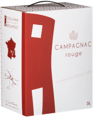 Bourdic Bag in Box Cuvee Rouge Rhone Frankreich 5,0 l
