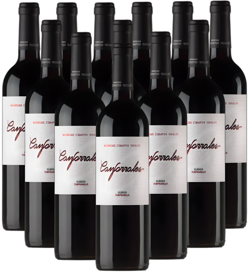 Canforrales Clasico Tinto Tempranillo La Mancha Spanien 12er Angebot Canforrales Clasico Tinto Tempranillo La Mancha Spanien 12er Angebot