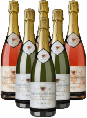 Cave de Lugny Probierpaket Cremant de Bourgogne 6er Angebot Frankreich