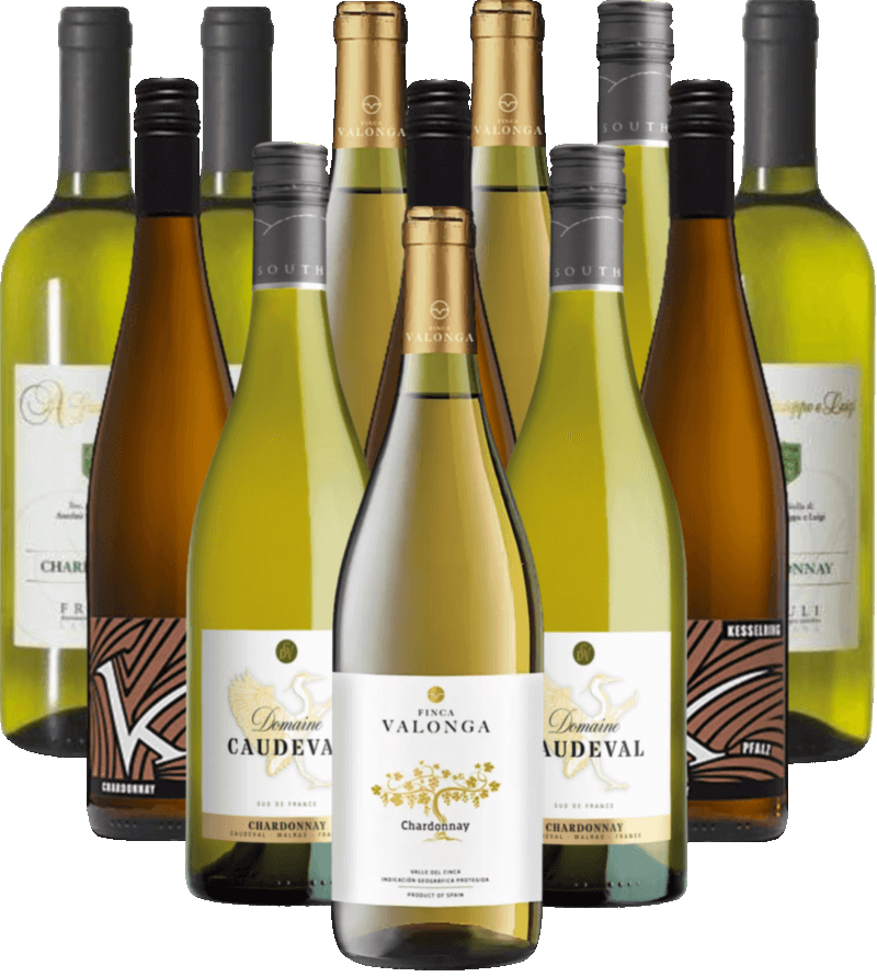 Chardonnay Probierpaket Weißwein Europa 12er Angebot Chardonnay Probierpaket Weißwein Europa 12er Angebot