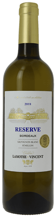 Chateau Lamothe-Vincent Reserve Blanc Bordeaux Frankreich Chateau Lamothe-Vincent Reserve Blanc Bordeaux Frankreich