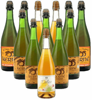Cidre Probierpaket Kerné Artisanal Bretagne Frankreich 12er Angebot