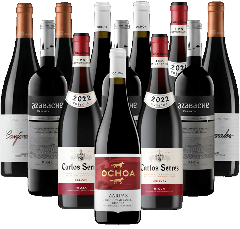 Crianza Probierpaket Barrique aus Spanien 12er Angebot Crianza Probierpaket Barrique aus Spanien 12er Angebot