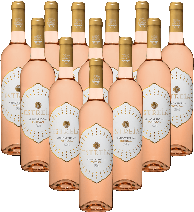 Estreia Rosé Vinho Verde Ponte da Barca Portugal 12er Angebot Estreia Rosé Vinho Verde Ponte da Barca Portugal 12er Angebot