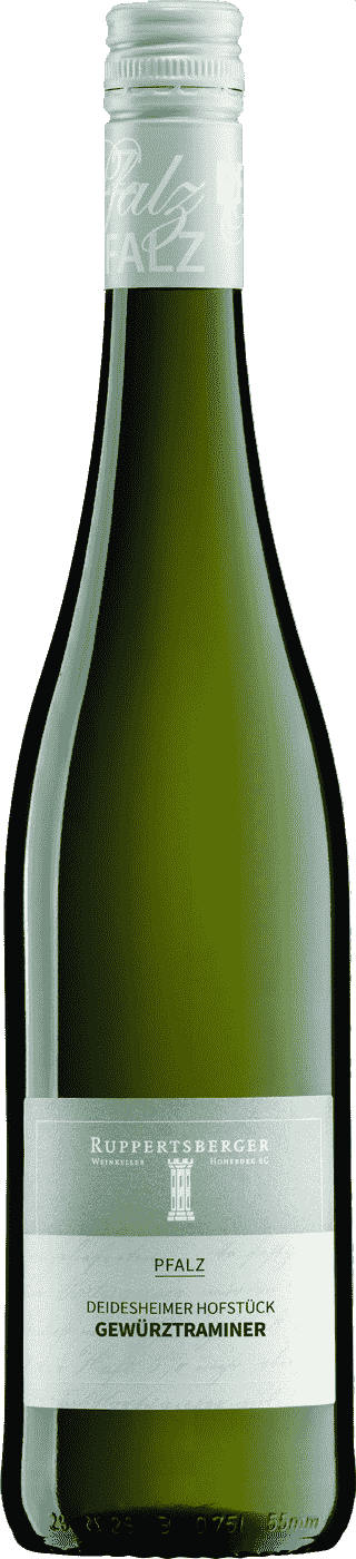 Ruppertsberger Gewürztraminer lieblich Spätlese Hofstück Pfalz Ruppertsberger Gewürztraminer lieblich Spätlese Hofstück Pfalz