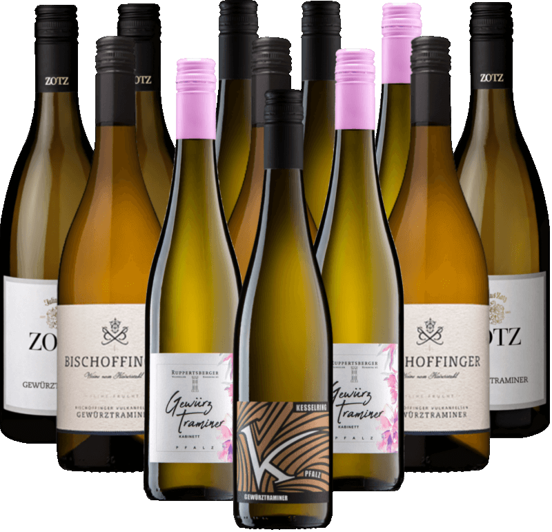 Gewürztraminer Probierpaket Weißwein Deutschland 12er Angebot Gewürztraminer Probierpaket Weißwein Deutschland 12er Angebot