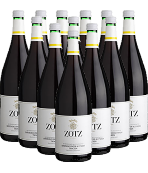 Zotz Spätburgunder Liter trocken 12er Weinpaket Baden 1,0 l