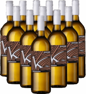 Kesselring Riesling 1 Liter BIO Vegan 12er Weinpaket 2025 Pfalz 1,0 l
