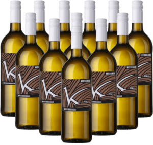 Kesselring Weißburgunder 1 Liter BIO Vegan 12er Weinpaket 2025 Pfalz 1,0 l