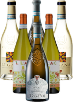 Lugana Probierpaket Weißwein vom Gardasee 6er Angebot Italien