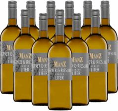 Manz Kerner Riesling Ganzer Liter Rheinhessen 12er Angebot