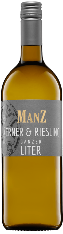 Manz Kerner Riesling Ganzer Liter lieblich QbA 2025 Rheinhessen 1,0 l