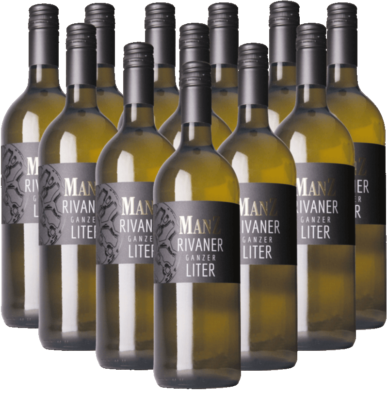 Manz Rivaner Ganzer Liter 12er Angebot trocken Rheinhessen Manz Rivaner Ganzer Liter 12er Angebot trocken Rheinhessen
