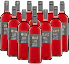 Manz Rosé Ganzer Liter 12er Angebot Rheinhessen