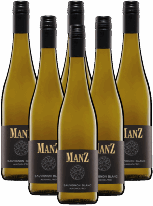 Manz Sauvignon Blanc alkoholfrei 6er Weinpaket Rheinhessen