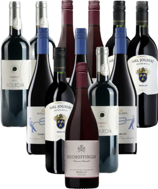 Merlot Rotweine Probierpaket International 12er Angebot Merlot Rotweine Probierpaket International 12er Angebot