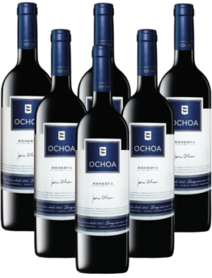 Ochoa Reserva Tinto 6er Weinpaket Navarra 2016 Spanien