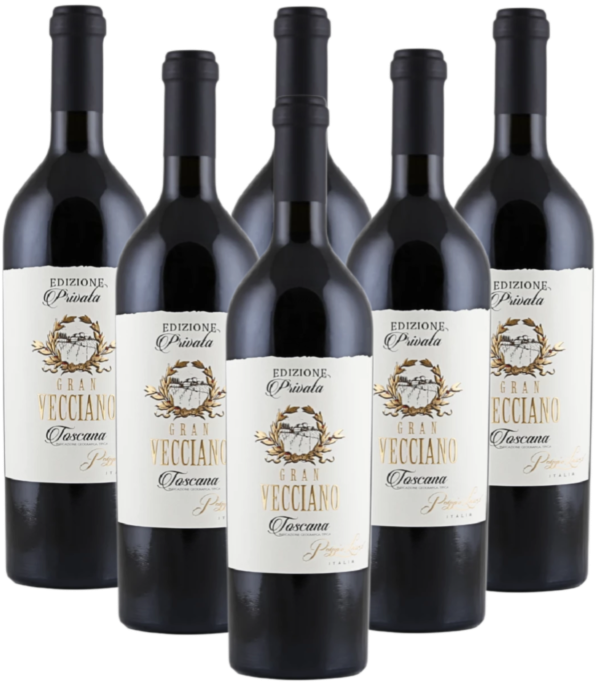 Poggio Lauro Gran Vecciano Rosso 6er Weinpaket Toskana Italien Poggio Lauro Gran Vecciano Rosso 6er Weinpaket Toskana Italien