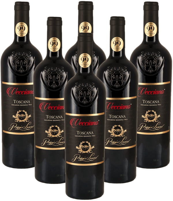 Poggio Lauro Vecciano Rosso 6er Weinpaket Toskana Italien Poggio Lauro Vecciano Rosso 6er Weinpaket Toskana Italien