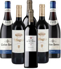 Rioja Reserva Probierpaket Barrique Rotwein Spanien 6er Angebot