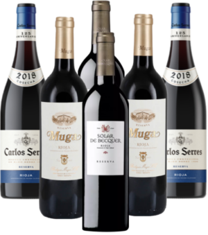 Rioja Reserva Probierpaket Barrique Rotwein Spanien 6er Angebot