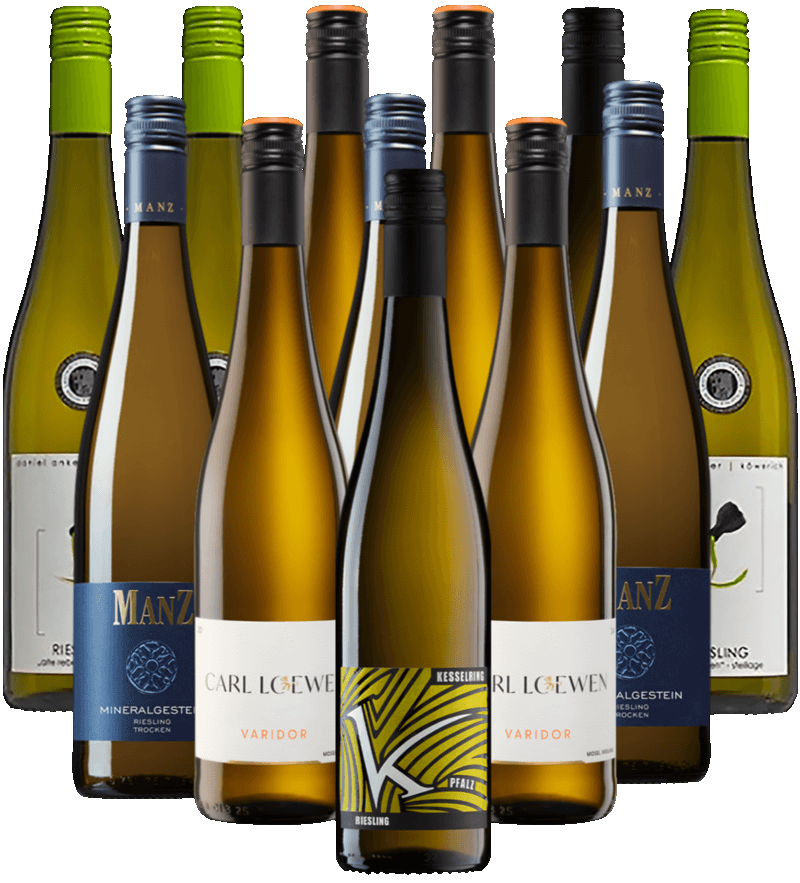 Riesling Probierpaket Weißwein Deutschland 12er Angebot Riesling Probierpaket Weißwein Deutschland 12er Angebot