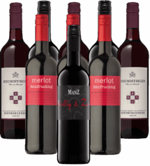 Rotwein lieblich Probierpaket aus Deutschland 9er Angebot