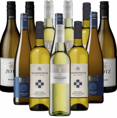 Weißwein halbtrocken Probierpaket Deutschland 12er Angebot