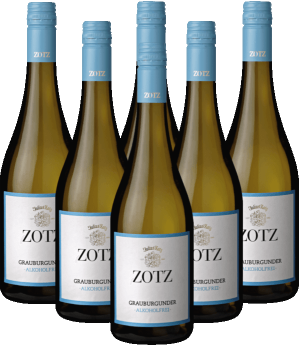 Zotz Grauburgunder alkoholfrei 6er Weinpaket Baden Zotz Grauburgunder alkoholfrei 6er Weinpaket Baden