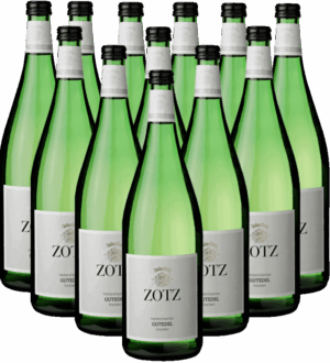Zotz Gutedel trocken 12er Weinpaket 2025 Baden 1,0 l