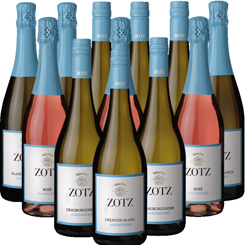 Zotz Probierpaket Wein alkoholfrei 12er Angebot Zotz Probierpaket Wein alkoholfrei 12er Angebot