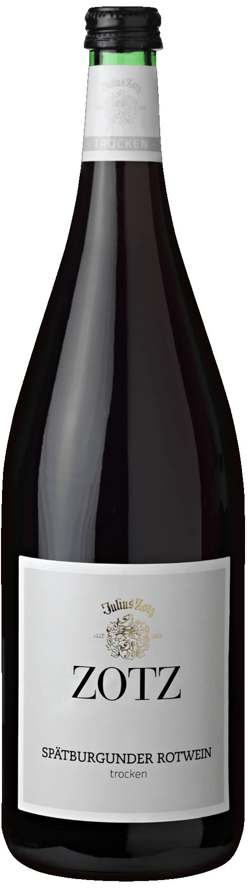 Zotz Spätburgunder 1 Liter trocken QbA Baden 1,0 l Zotz Spätburgunder 1 Liter trocken QbA Baden 1,0 l