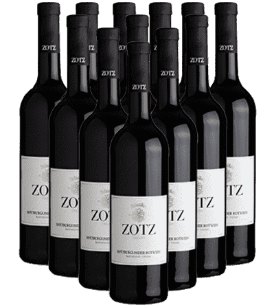 Zotz Spätburgunder trocken 12er Angebot QbA Baden Zotz Spätburgunder trocken 12er Angebot QbA Baden