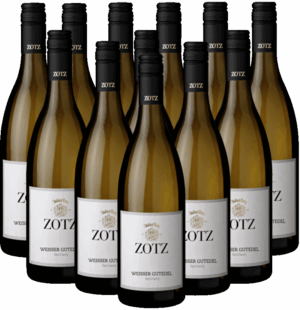 Zotz Weißer Gutedel feinherb 12er Weinpaket 2025 Baden