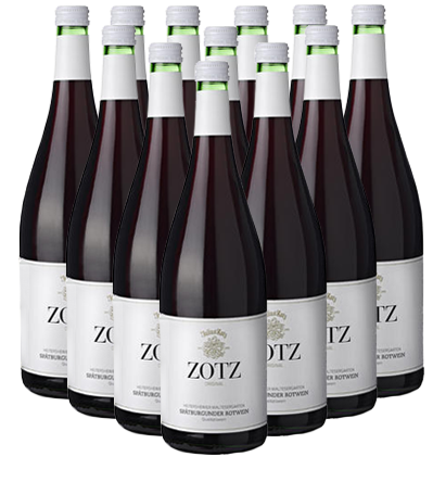 Zotz Spätburgunder Liter mild 12er Weinpaket 1,0 l Zotz Spätburgunder Liter mild 12er Weinpaket 1,0 l