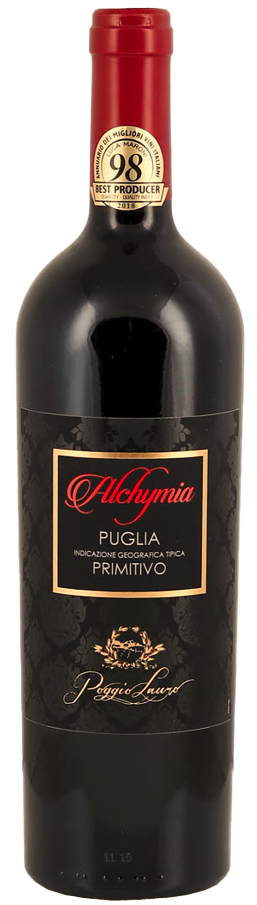 Poggio Lauro Alchymia Primitivo Rosso IGP Puglia Italien
