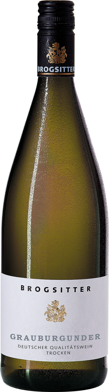 Brogsitter Grauburgunder trocken QbA Rheinhessen 1,0 l Brogsitter Grauburgunder trocken QbA Rheinhessen 1,0 l