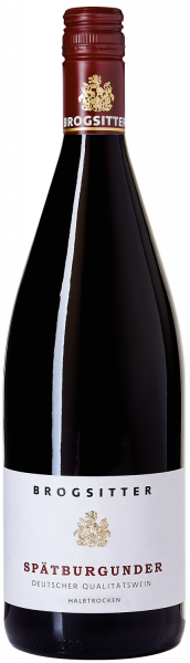 Brogsitter Spätburgunder halbtrocken QbA Rheinhessen 1,0 l