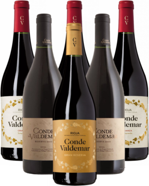 Conde Valdemar Barrique Rioja Probierpaket Rotwein Spanien 6er Angebot