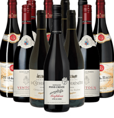 Cotes du Rhone Probierpaket Rotwein Frankreich 12er Angebot