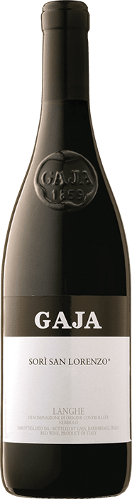 Gaja Sori San Lorenzo Rosso Langhe DOP Piemont Italien Gaja Sori San Lorenzo Rosso Langhe DOP Piemont Italien