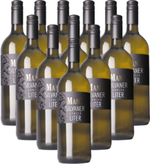 Manz Silvaner Ganzer Liter feinherb Rheinhessen 12er Angebot