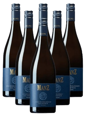 Manz Kalkstein Probierpaket Weißwein Barrique 6er Angebot