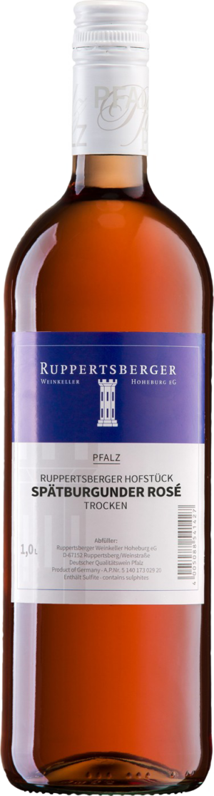 Ruppertsberger Spätburgunder Rose trocken Hofstück QbA Pfalz 1,0 l