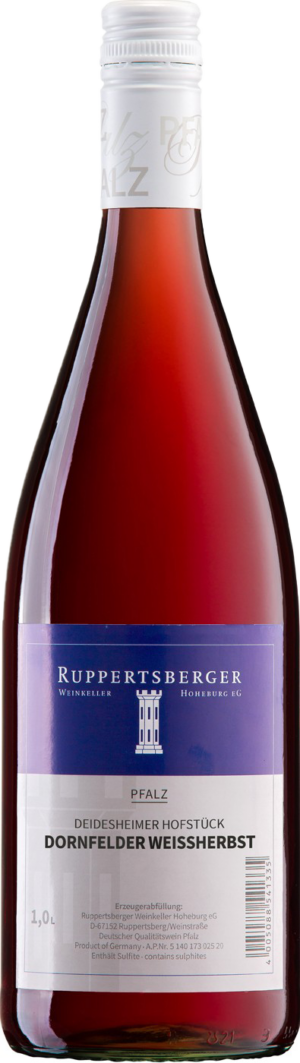 Ruppertsberger Dornfelder Weißherbst QbA Hofstück Pfalz 1,0 l