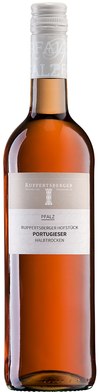 Ruppertsberger Portugieser Weißherbst halbtrocken Hofstück Pfalz Ruppertsberger Portugieser Weißherbst halbtrocken Hofstück Pfalz