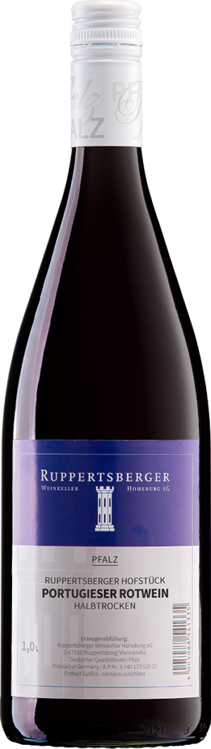 Ruppertsberger Portugieser Rotwein halbtrocken 2024 Pfalz 1,0 l