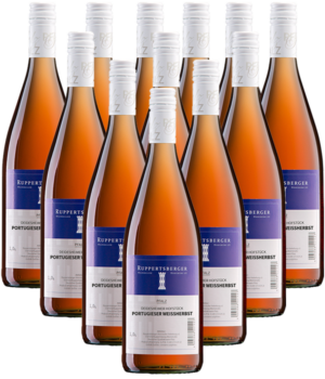 Ruppertsberger Portugieser Weißherbst mild 12er Weinpaket 2024 Pfalz 1,0 l